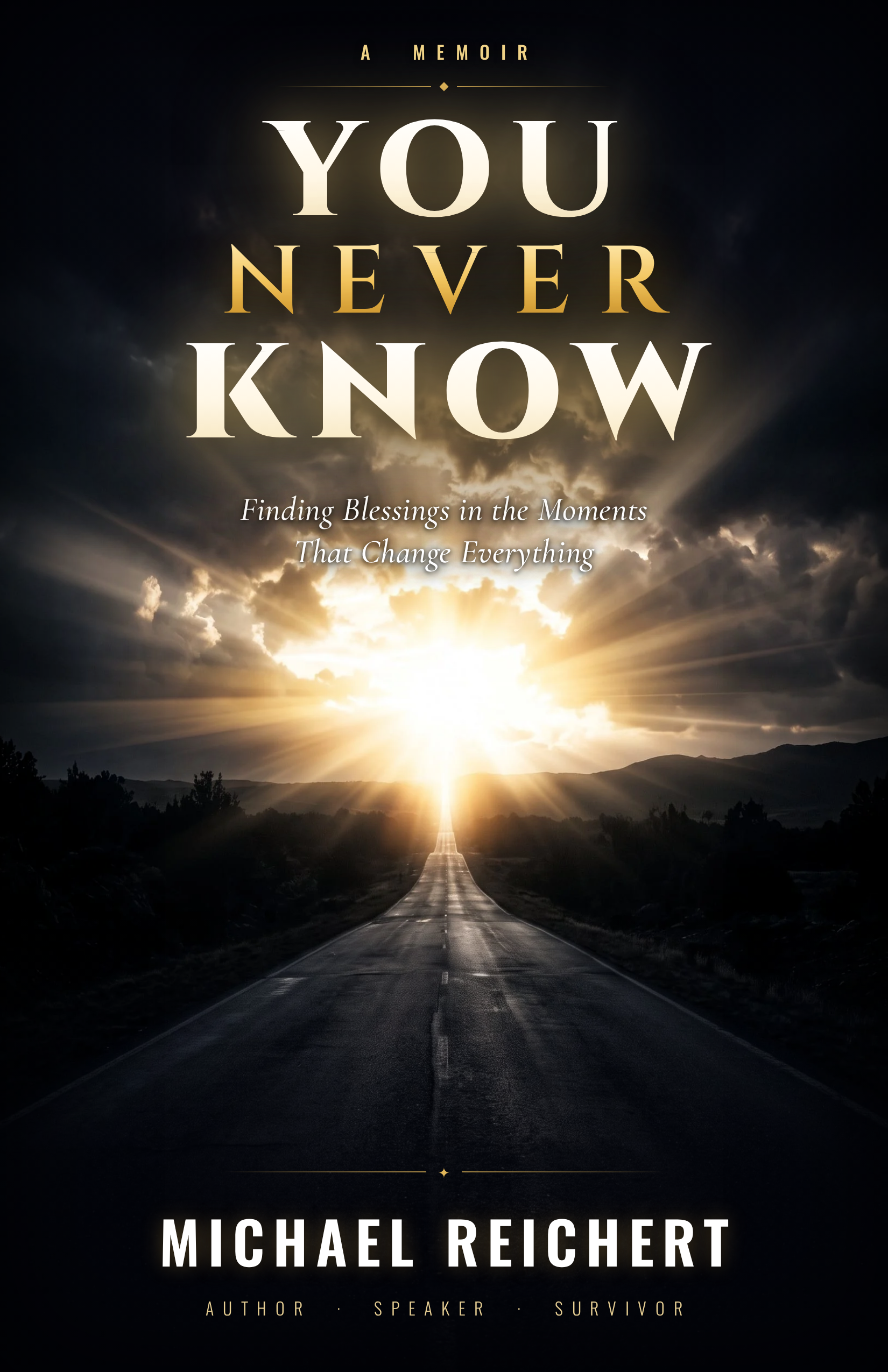 Book cover of You Never Know: Finding Blessings in the Moments That Change Everything by Michael Reichert
